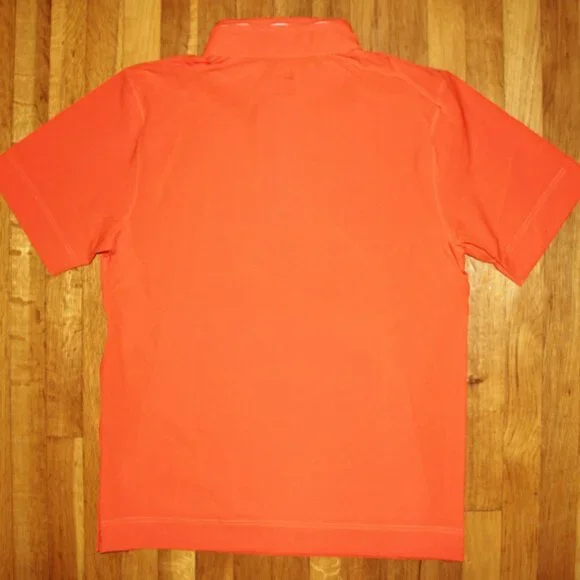 Nike 1/4 Zip Short Sleeve Woven Football Coaches Jacket Mens M Orange